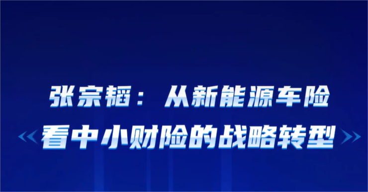 张宗韬：从新能源车险看中小财险的战略转型